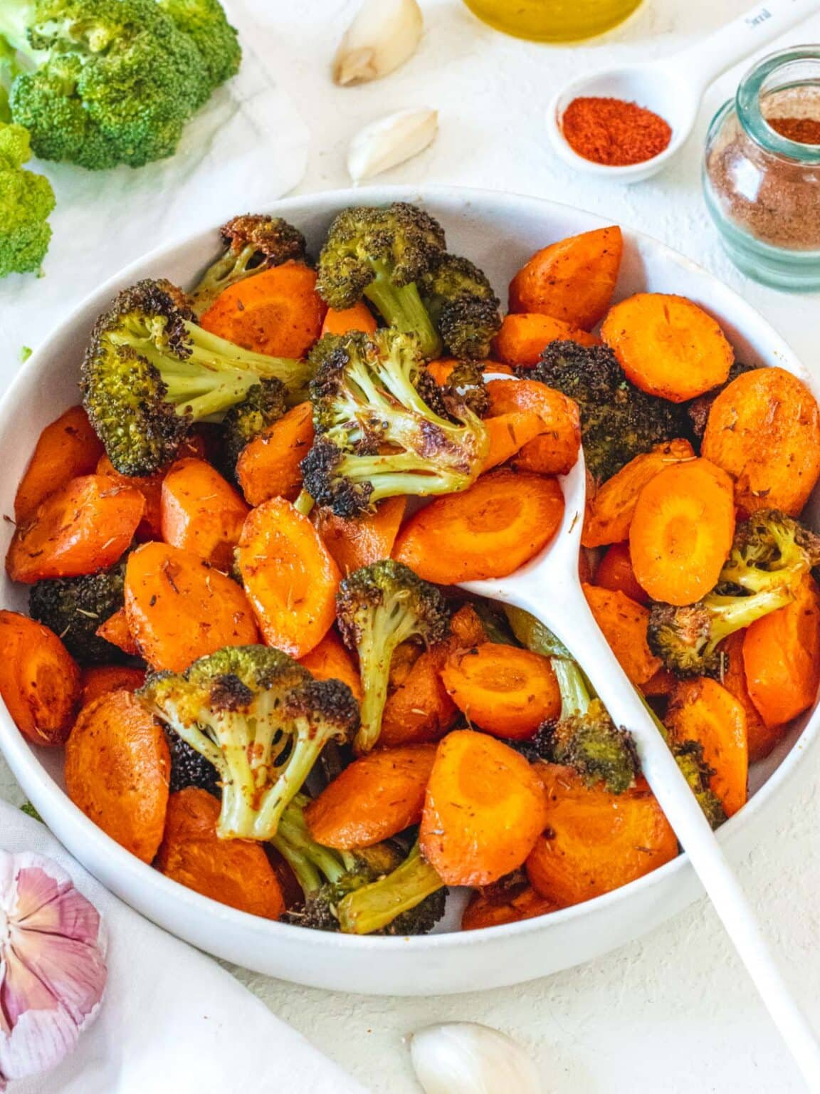 TenderCrisp Broccoli & Carrots Roasted to Perfection