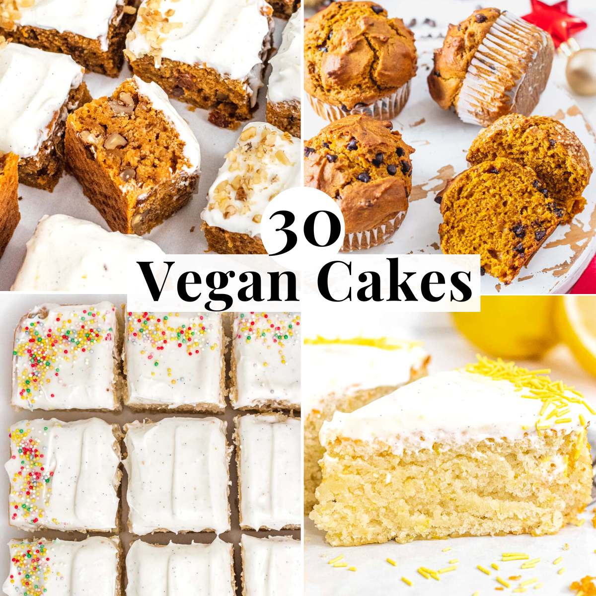30 Vegan Cakes (cake donuts)