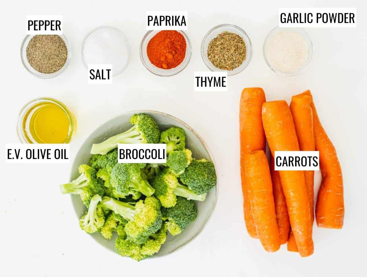roasted broccoli and carrots ingredients