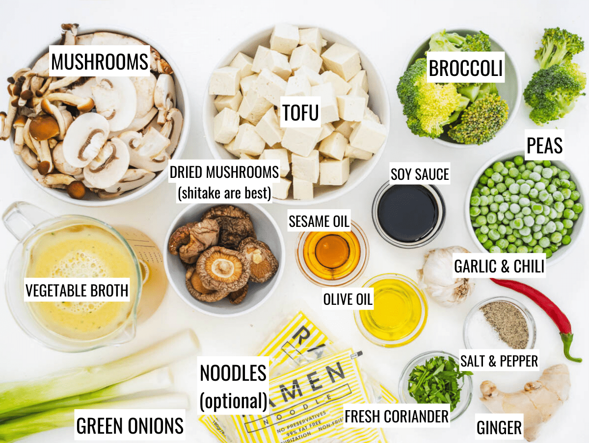 tofu soup ingredients