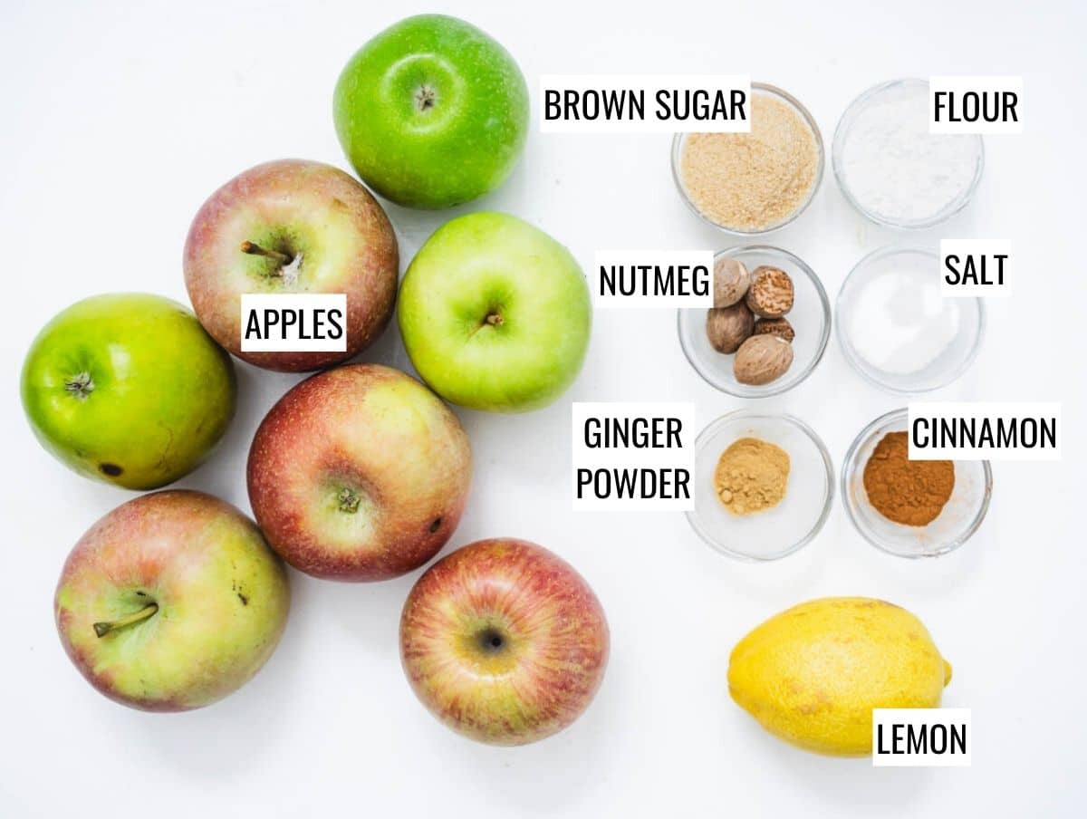 vegan apple pie ingredients