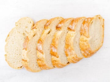 sliced loaf of bread for French toast