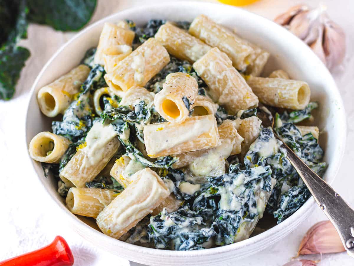 kale pasta and how to store it