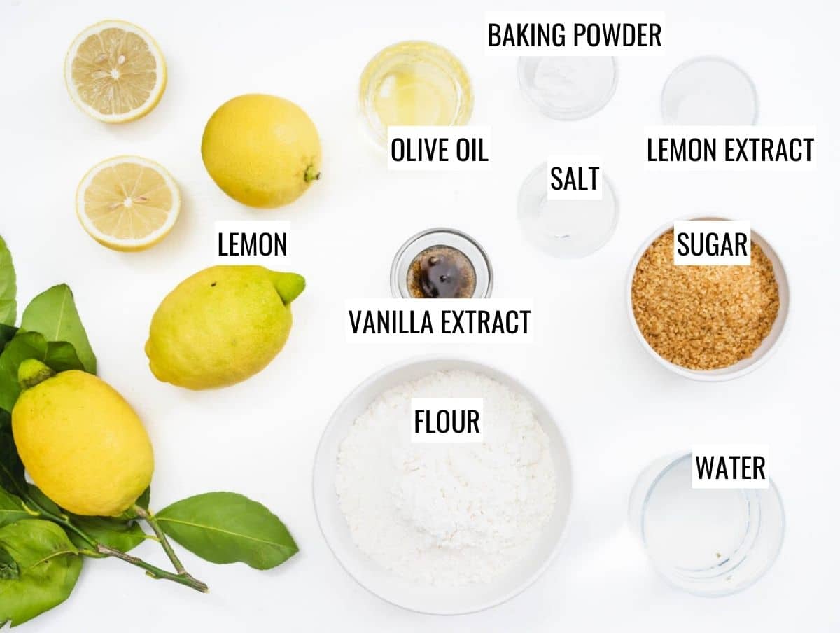 vegan lemon cake ingredients