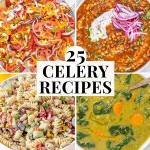 Easy celery recipes with salads and quick soups