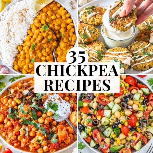 Easy chickpea recipes with fritters, stews, and salads