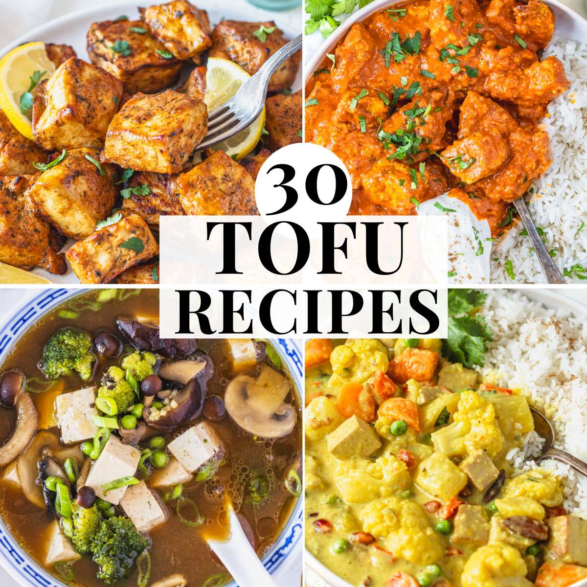 Easy tofu recipes with lunches and dinner meals