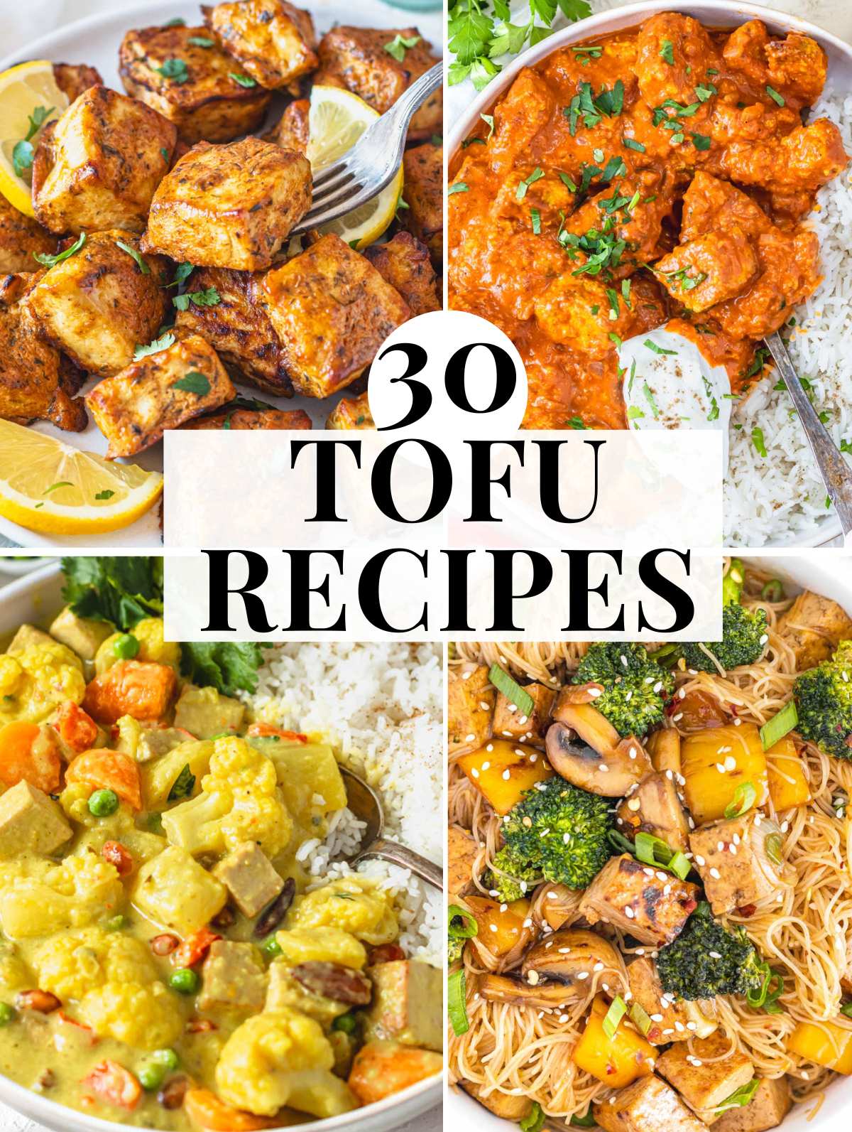 Easy tofu recipes with curries, stir fries and soups