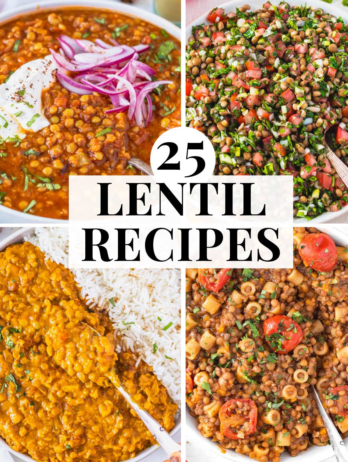 Easy lentil recipes