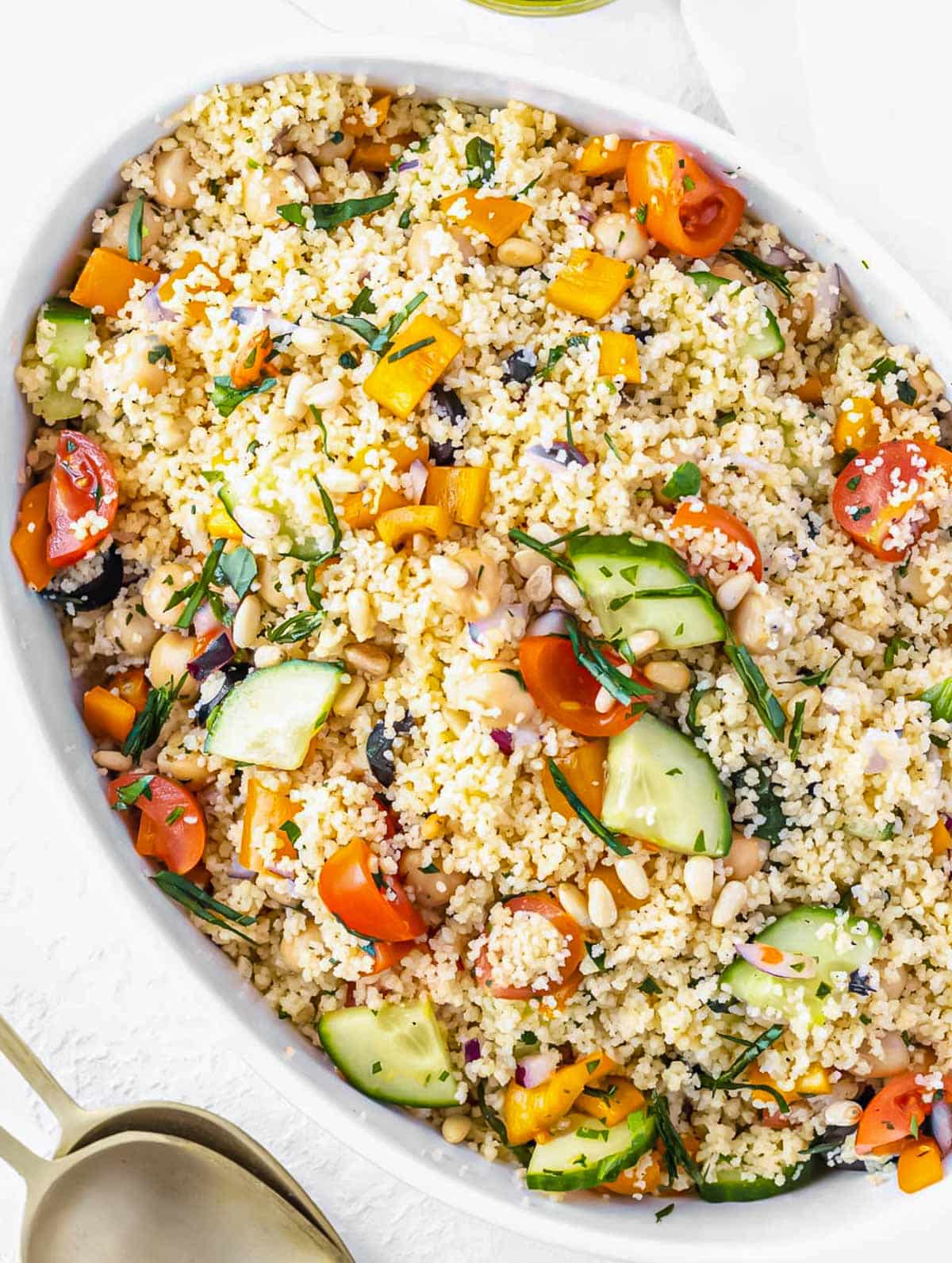 Couscous salad.