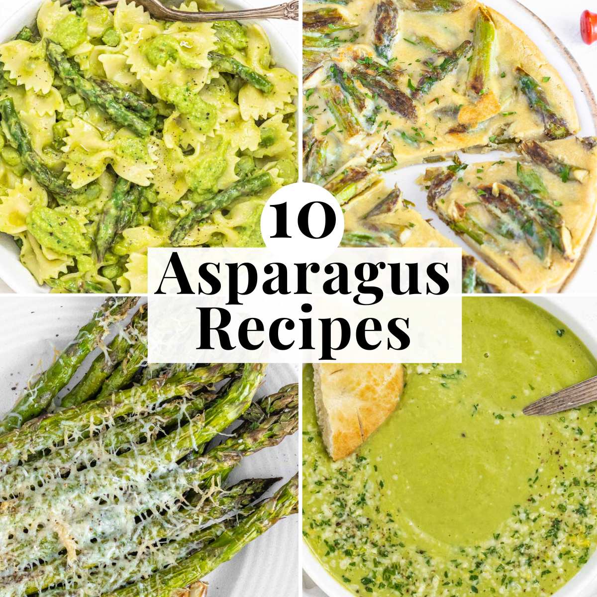 Easy asparagus recipes with soup and pasta ideas