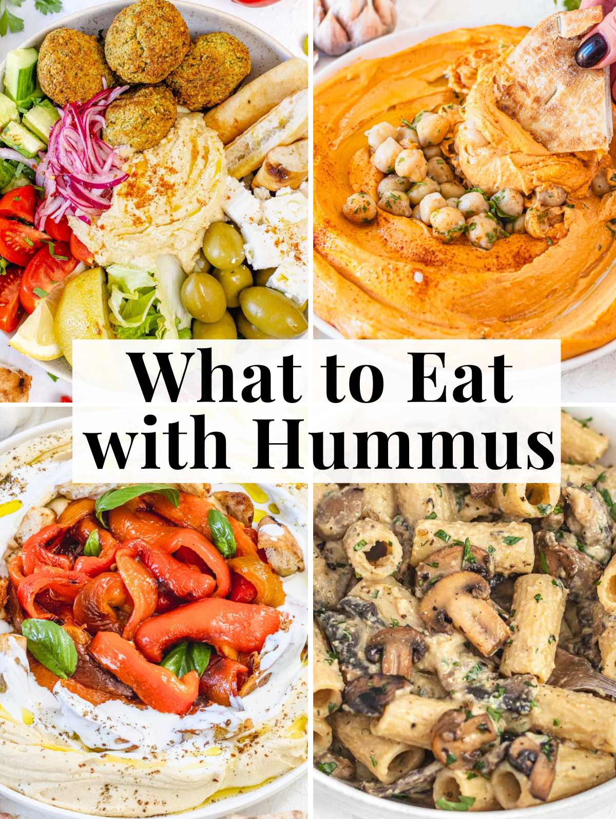 what to eat with hummus: salads, pasta, and vegetables
