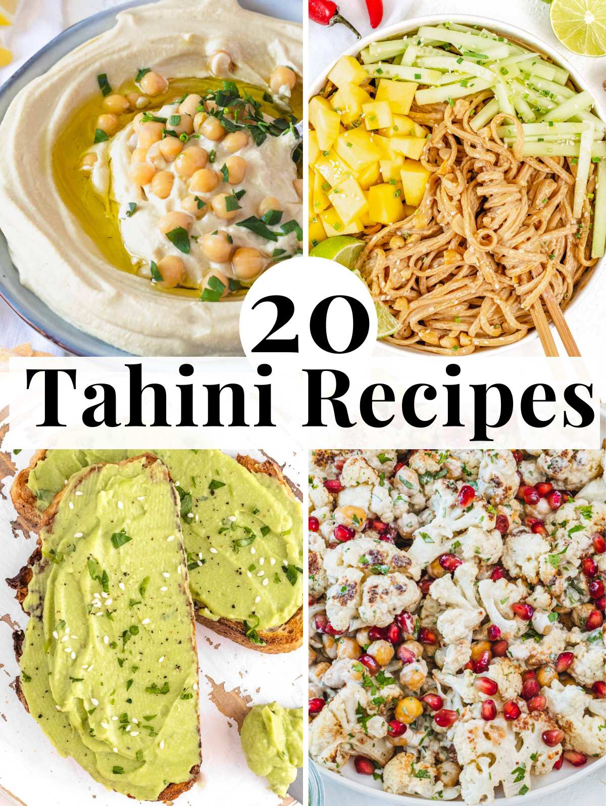 Easy recipes with tahini