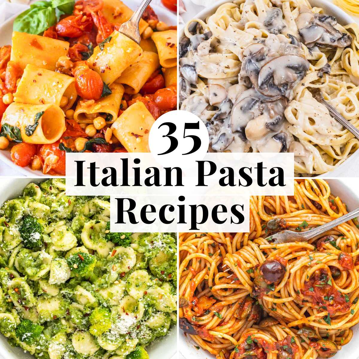 Italian pasta recipes with quick dinner ideas