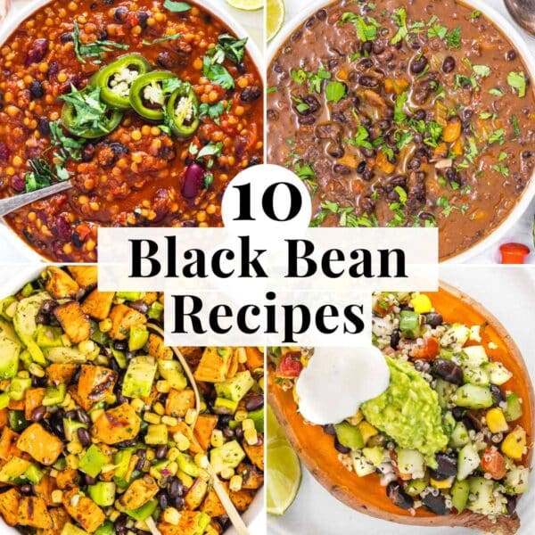 black bean recipes with soups and salads