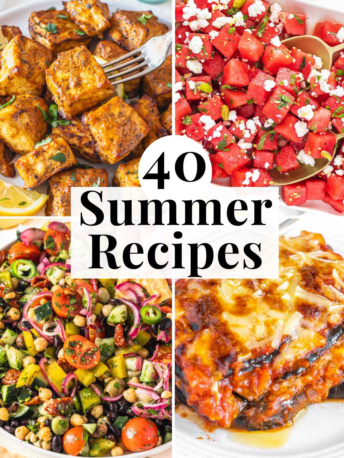 40 easy vegan summer recipes with breakfasts, lunches and dinners