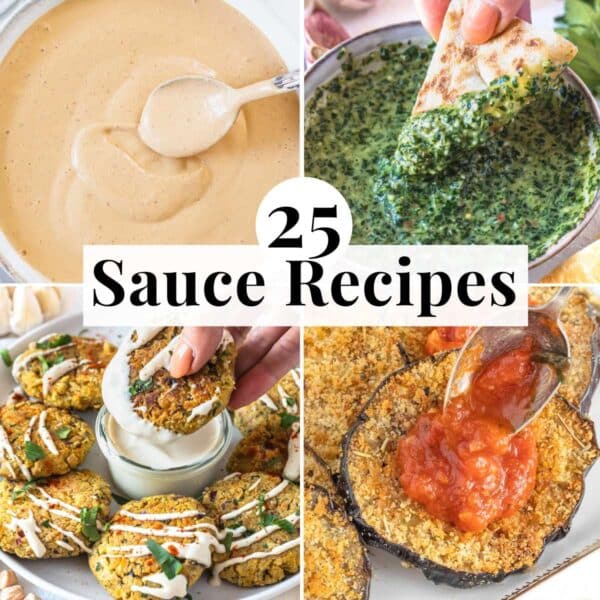 Easy sauce recipes for salads, sandwiches, and protein