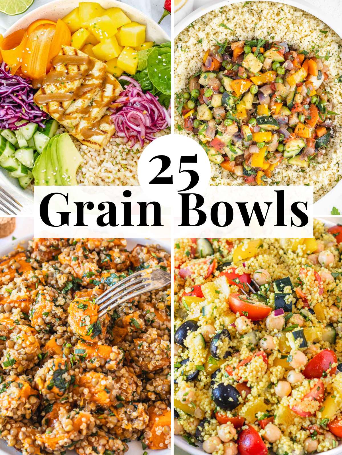 Easy grain bowl recipes