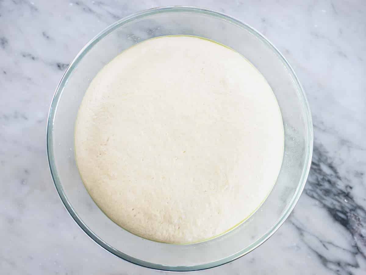neapolitan pizza dough doubled in volume after proofing