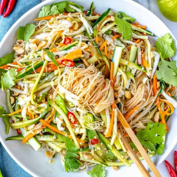 Asian noodle salad recipe.