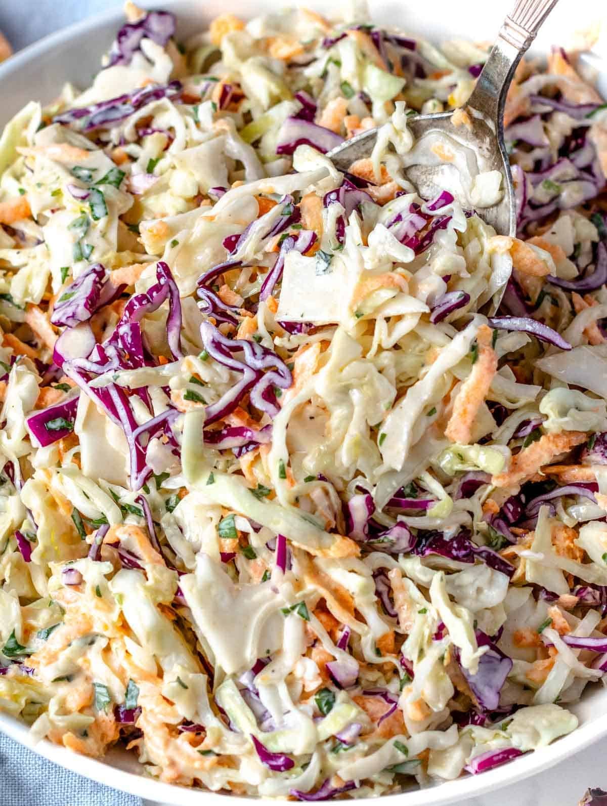 Healthy coleslaw.