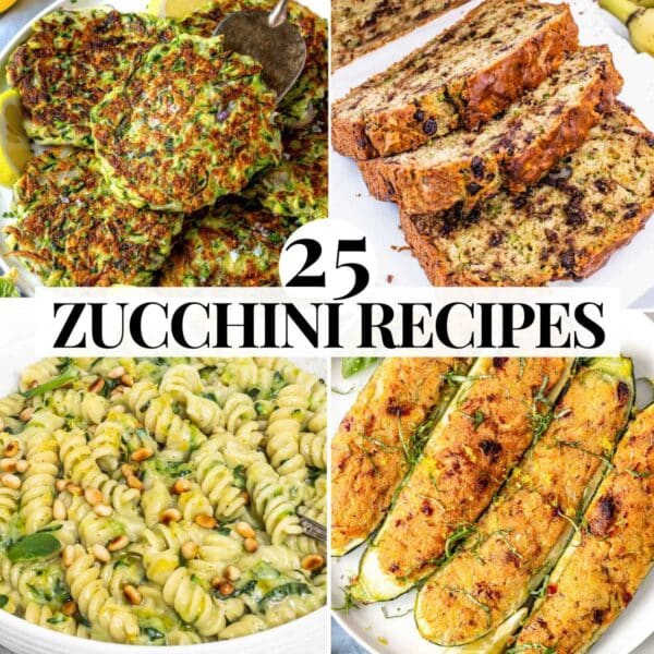 Easy Zucchini recipes with savory and sweet ideas