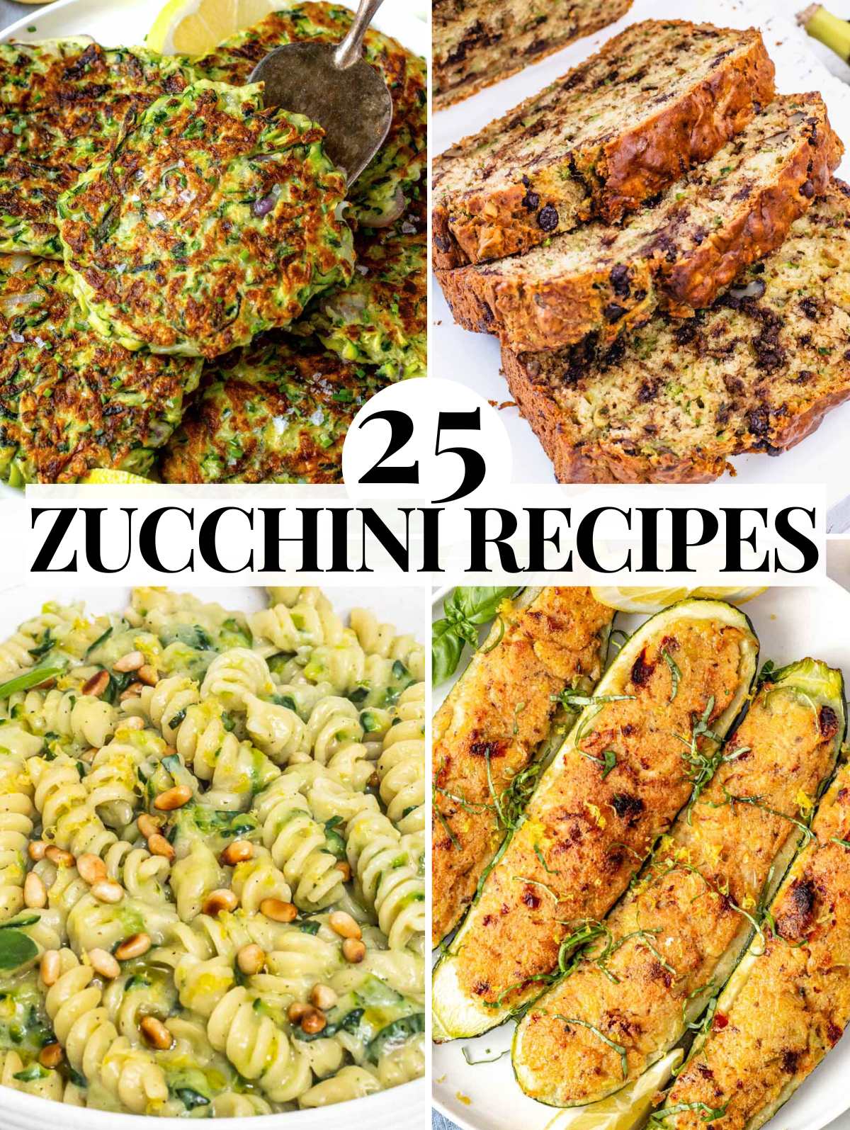 Easy Zucchini recipes with dinner and breakfast ideas