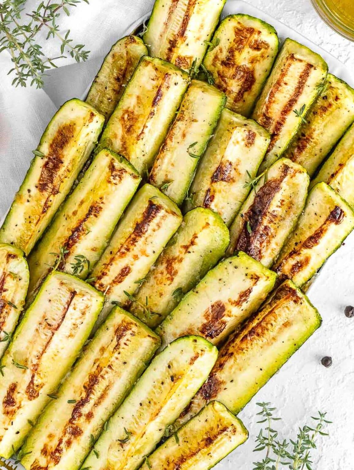 Easy Baked Parmesan Zucchini