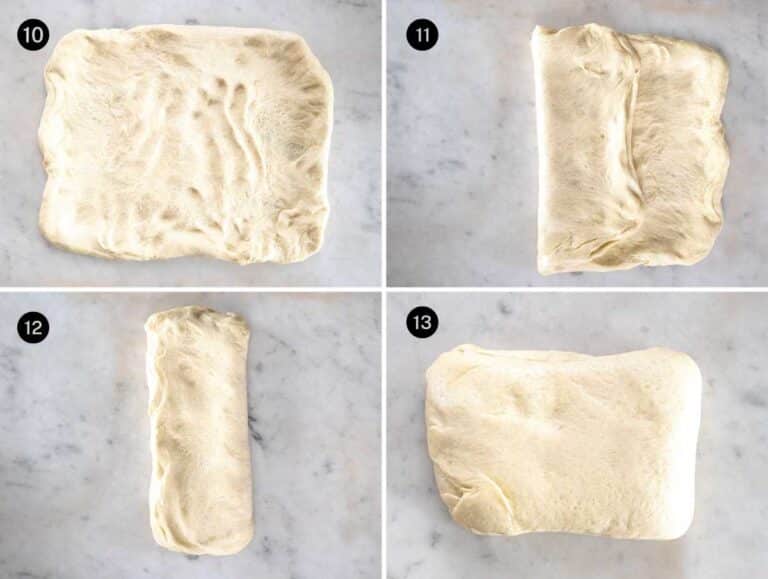 how to fold a dough to make vegan donuts