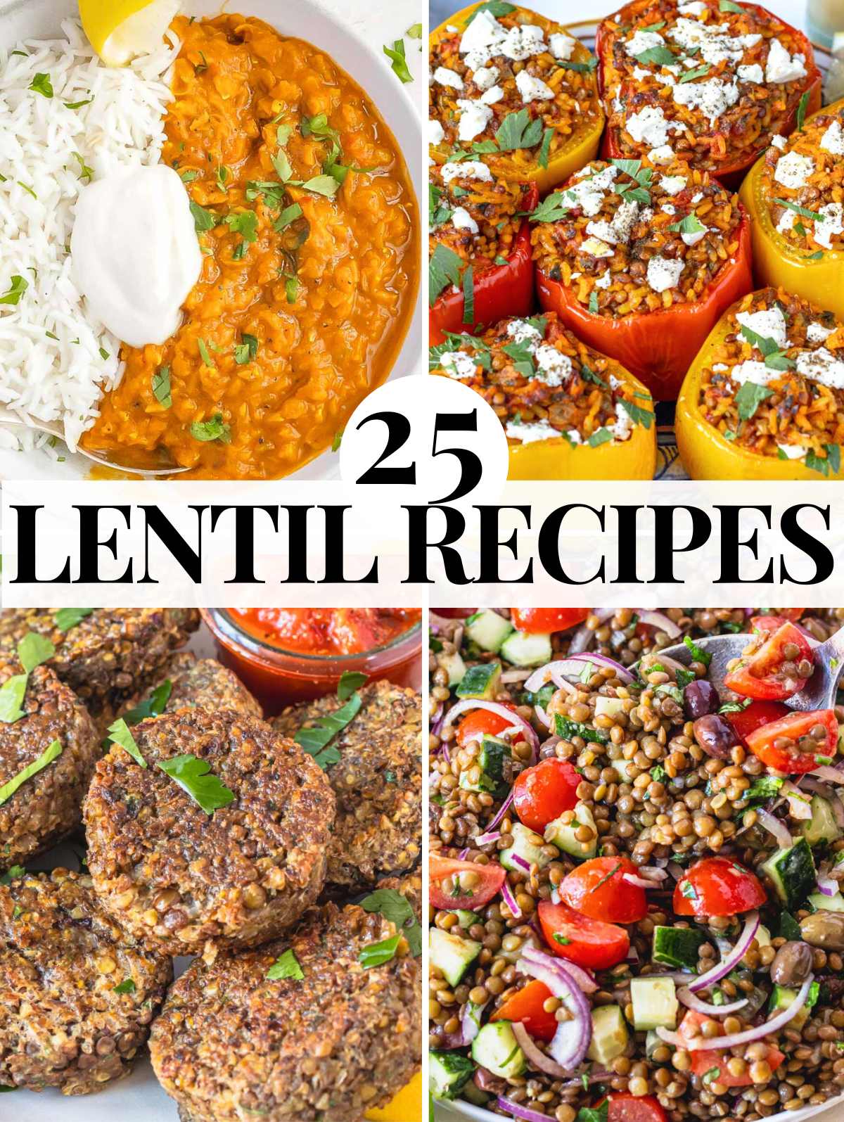 easy lentil recipes with lunch and dinner ideas