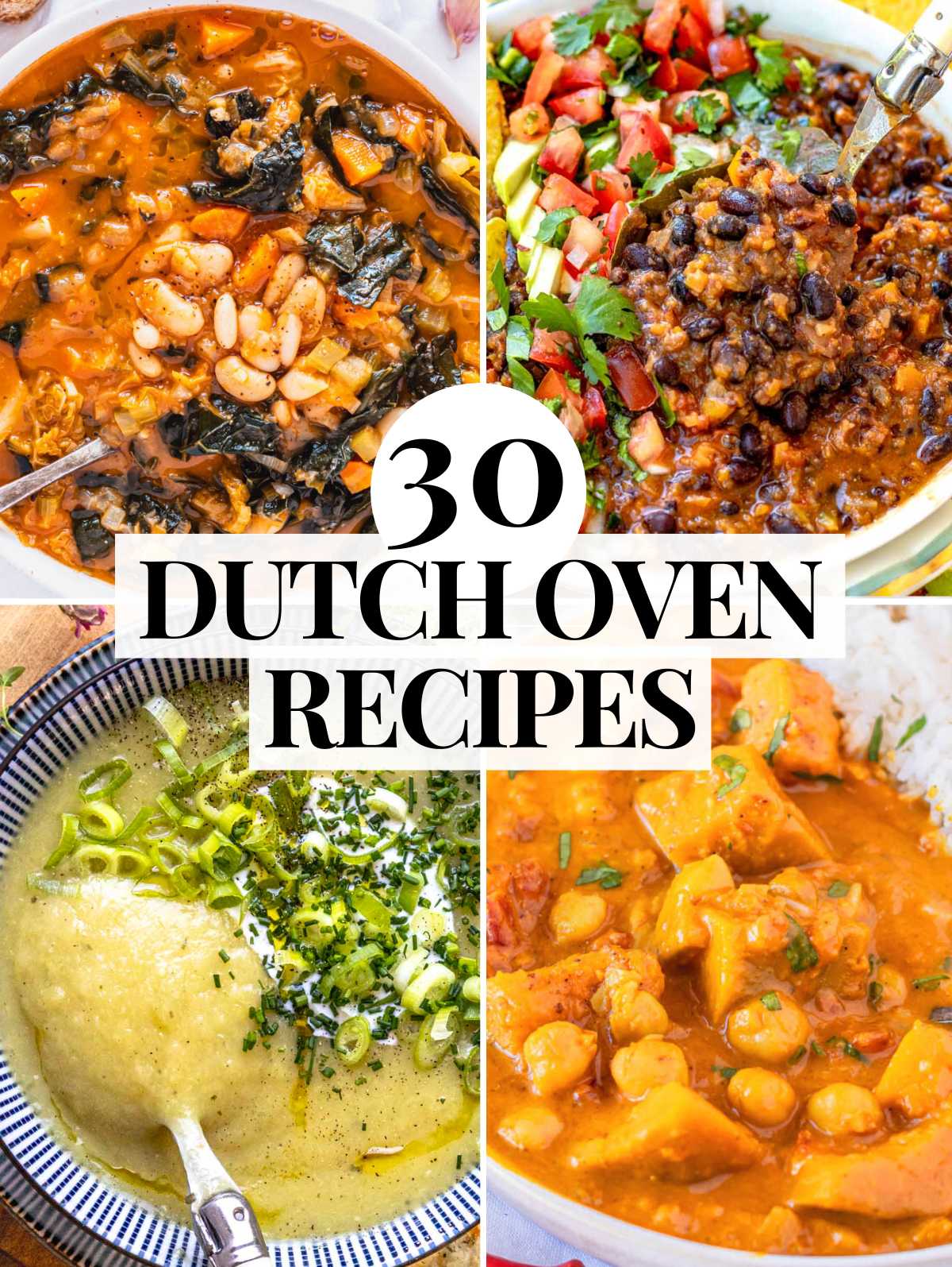 Easy Dutch Oven recipes with soups, stews, and curry recipes