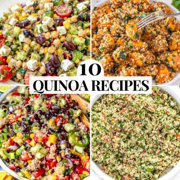 easy quinoa recipes with bowls and salad recipes