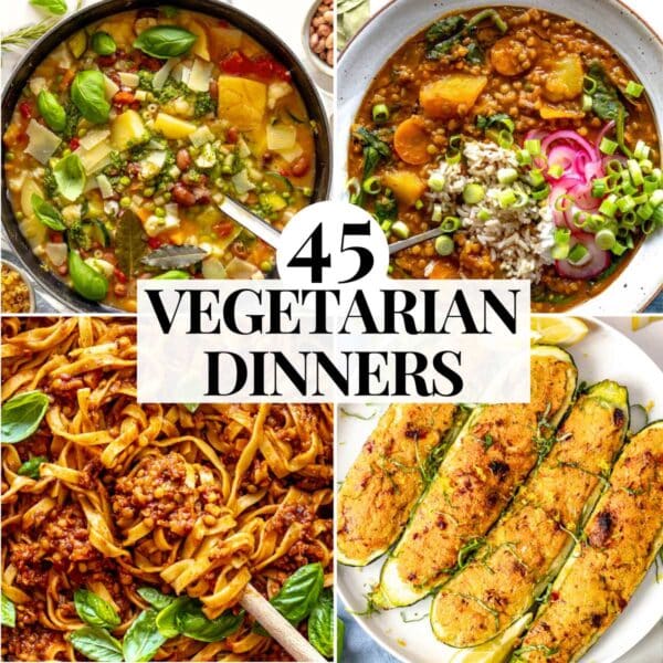 vegetarian dinner ideas with healthy meals