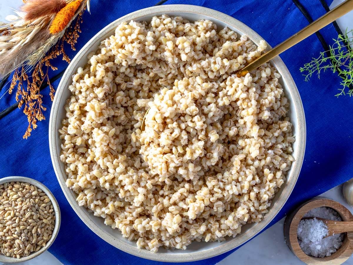 cooked pearled barley