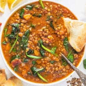 Lentil Vegetable Soup - The Plant Based School