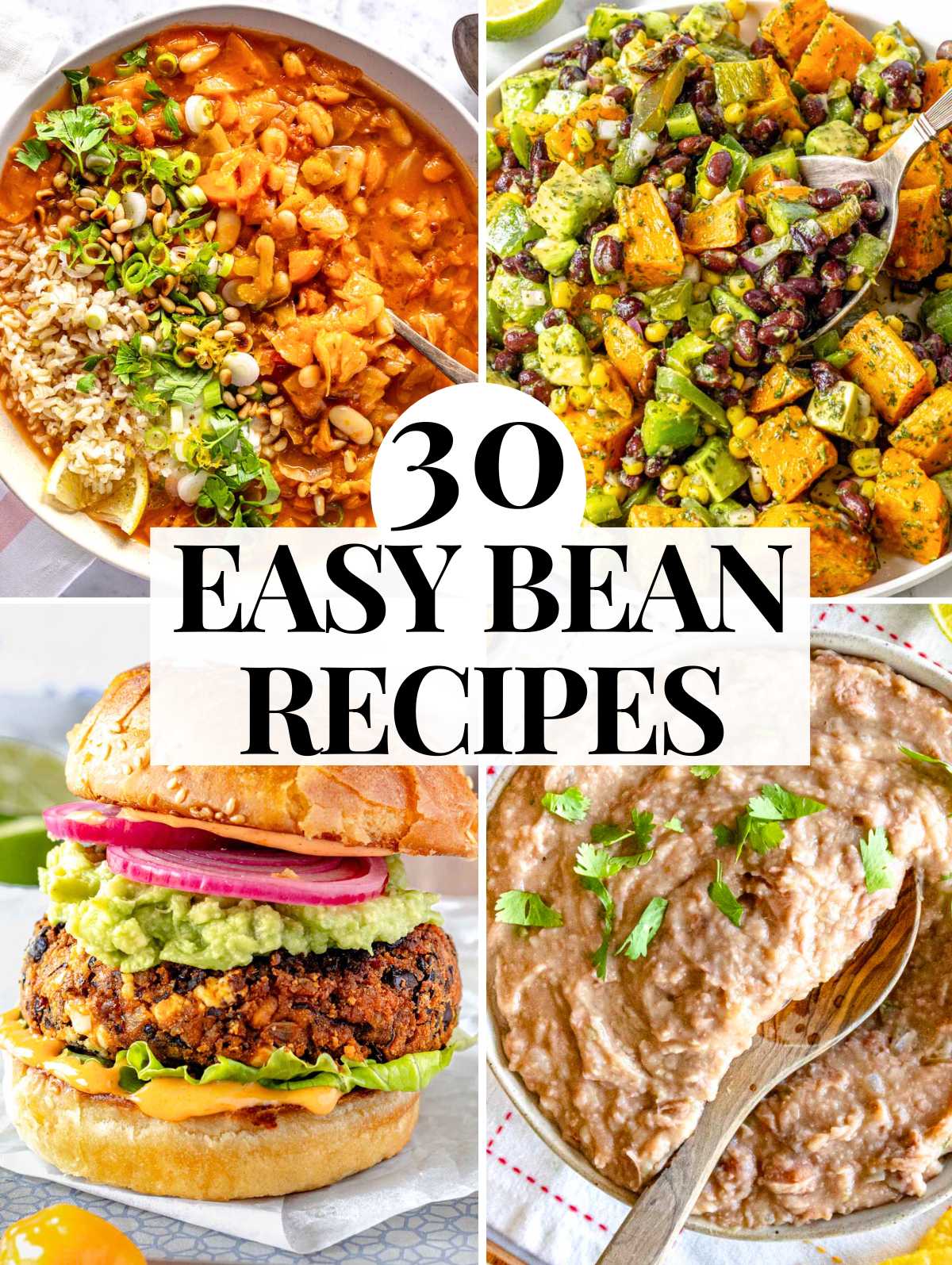 bean recipes for lunch and dinner