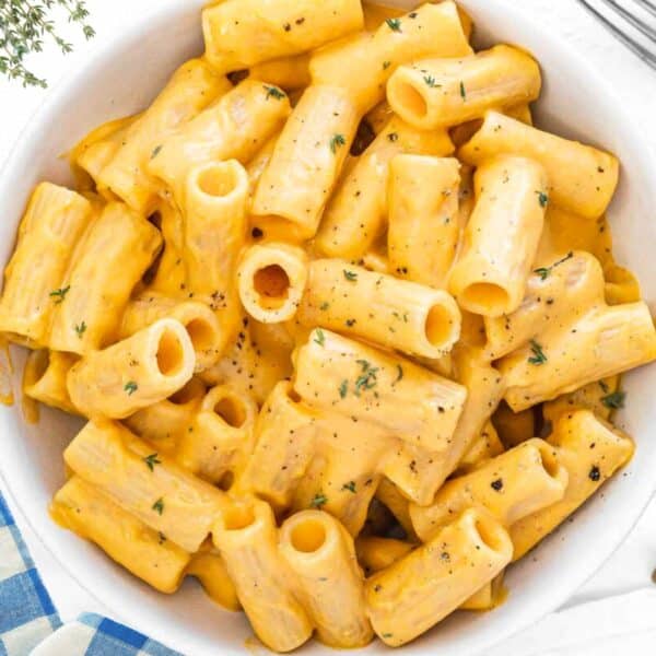 butternut squash pasta with thyme