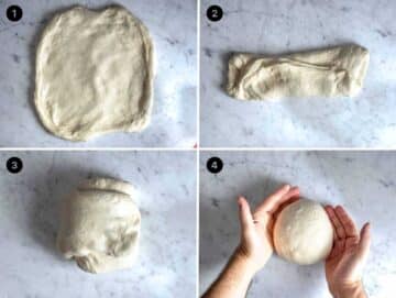 how to give structure to a naan dough