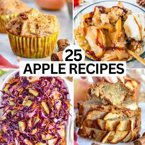 easy apple recipes with sweet and savory preparations