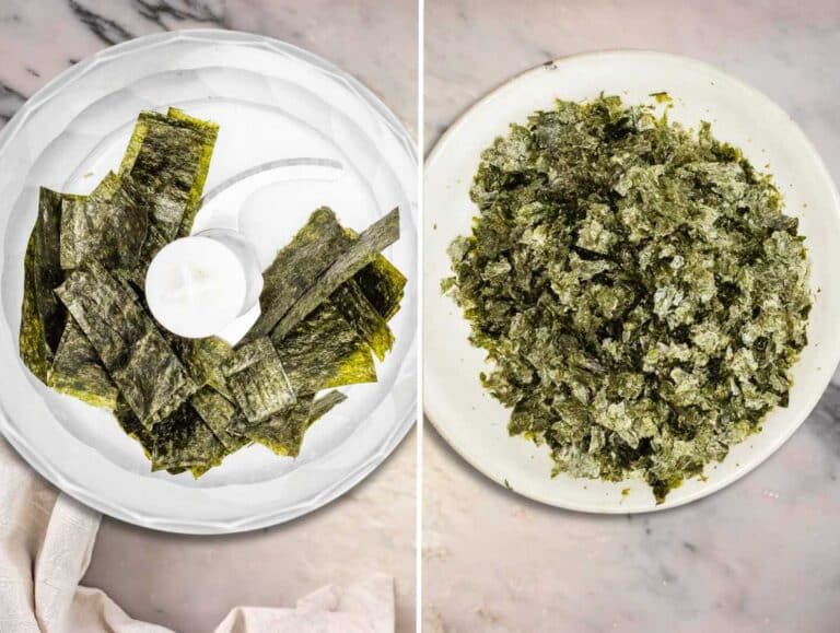 Blended nori sheets.