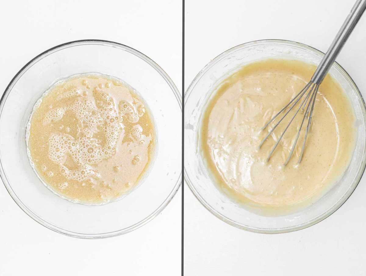 Vegan Apple Cake Batter.