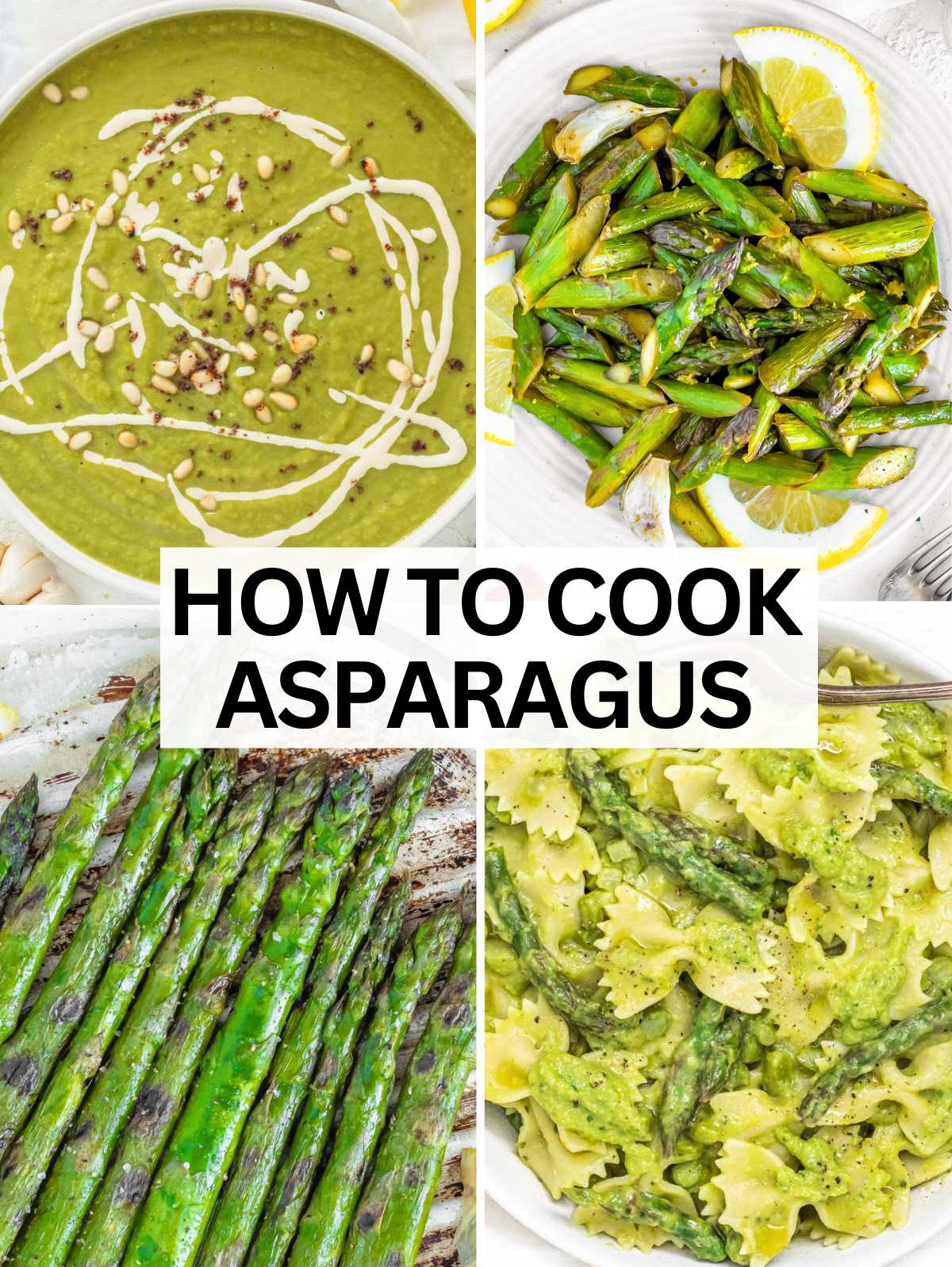 How to cook asparagus.