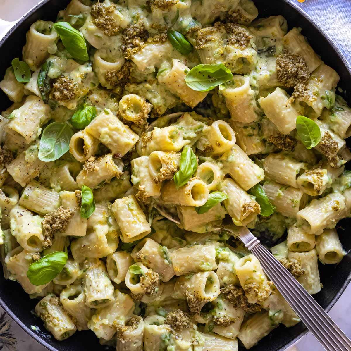 Zucchini pasta recipe.