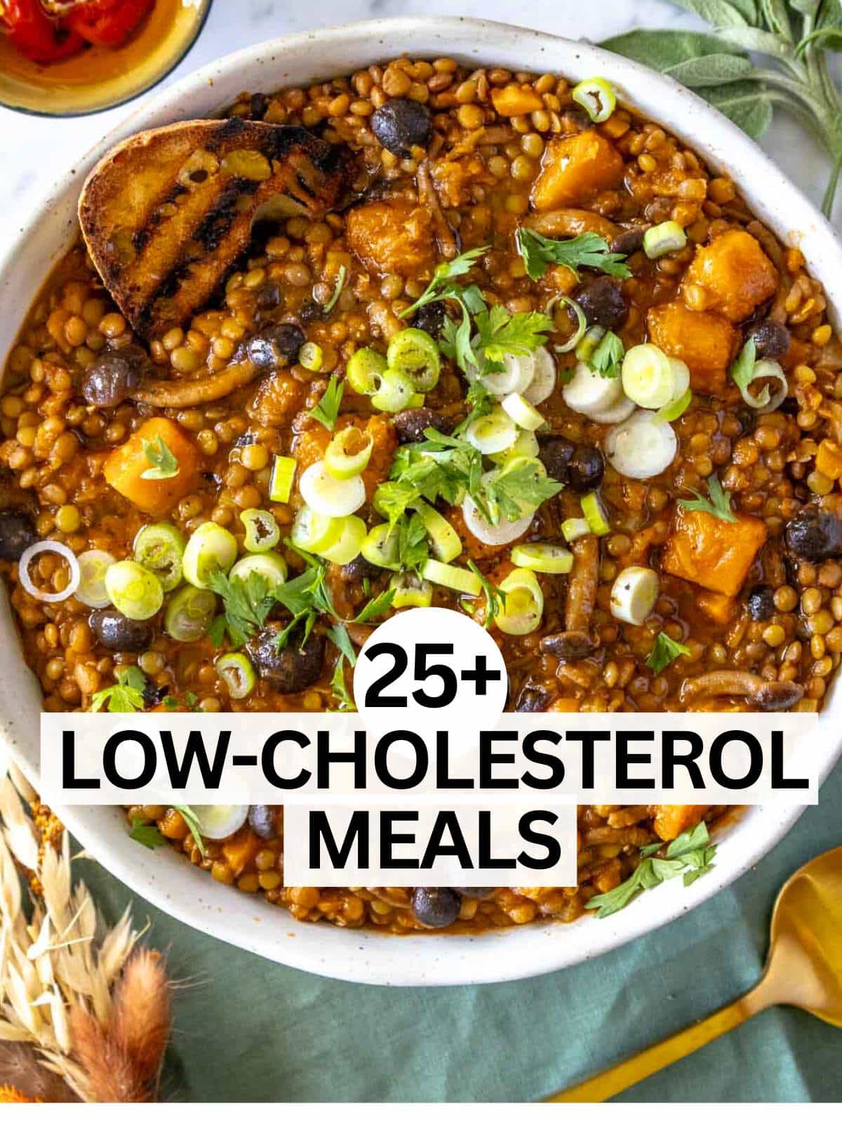 Low cholesterol recipes.