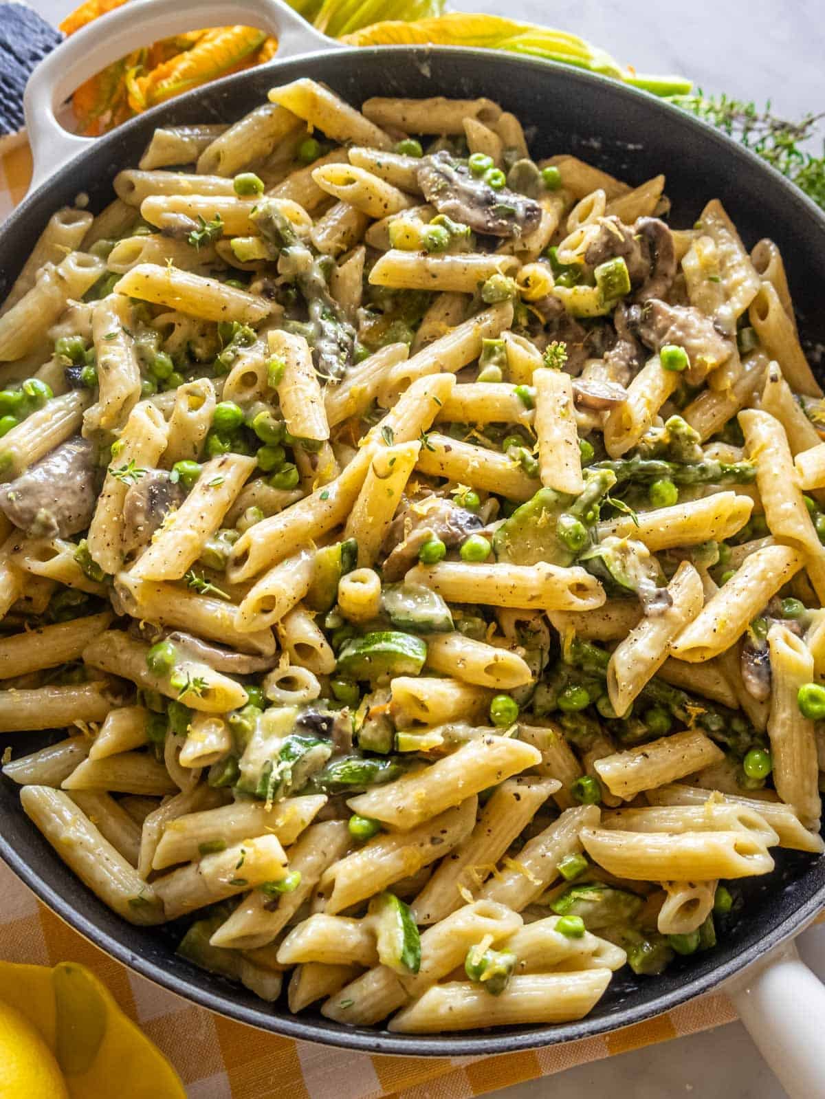 Pasta primavera.