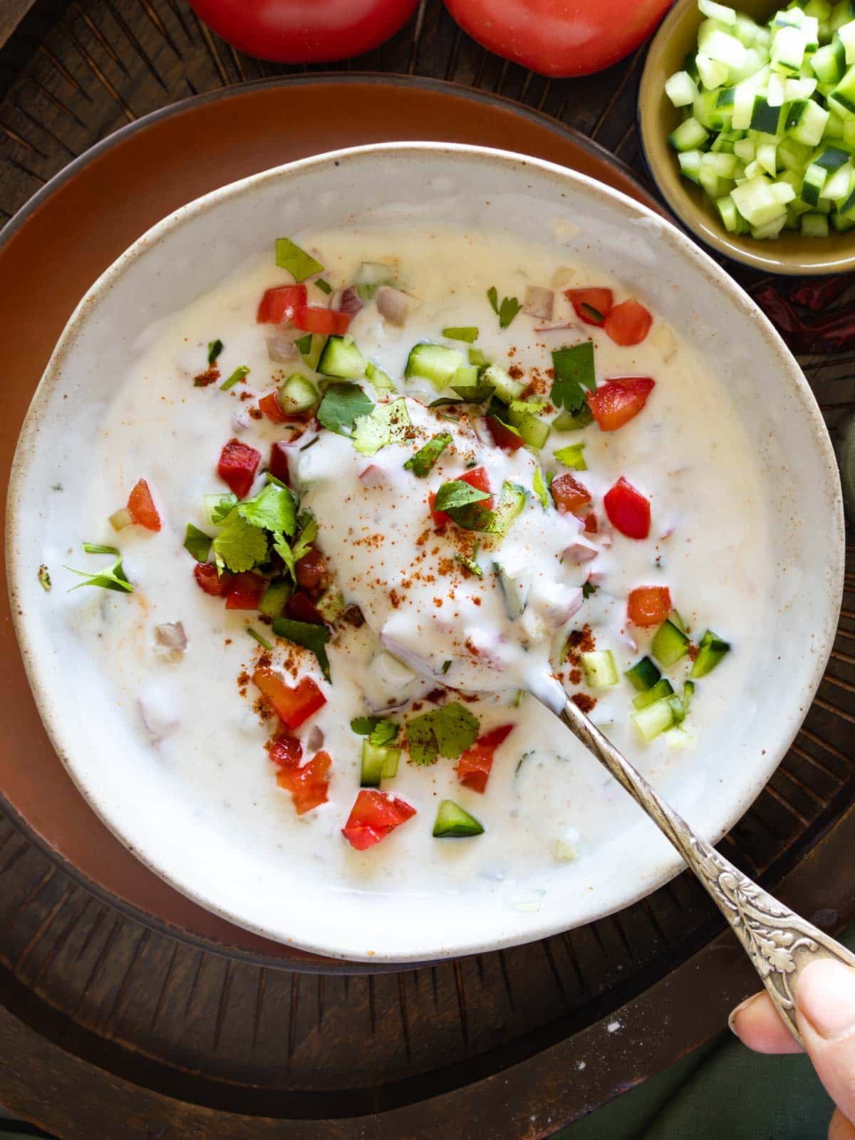 Raita sauce.