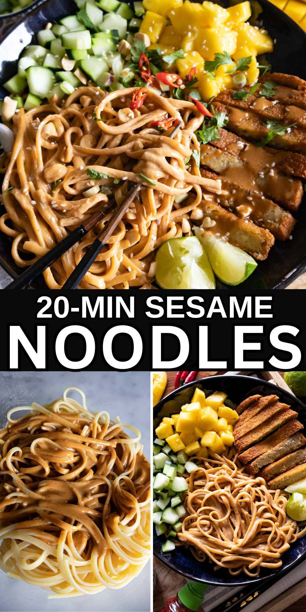 Sesame Noodles The Plant Based School