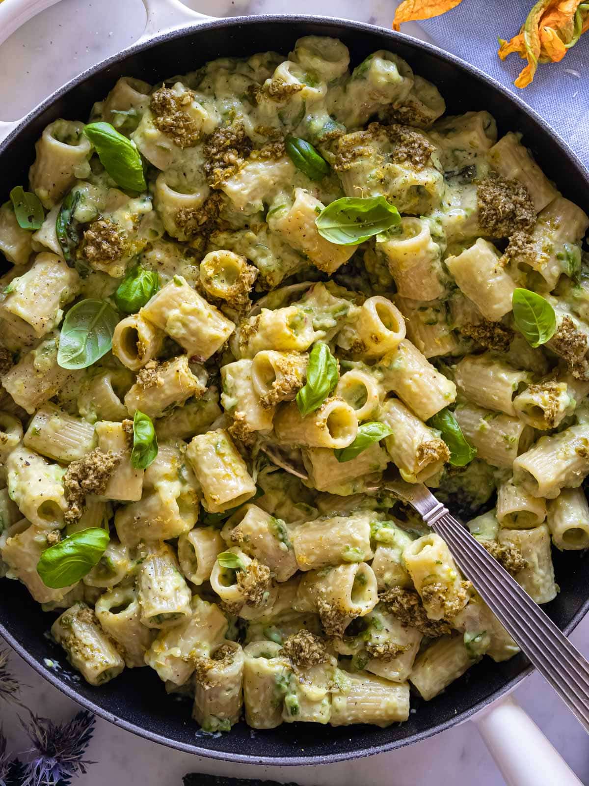 Zucchini pasta recipe.
