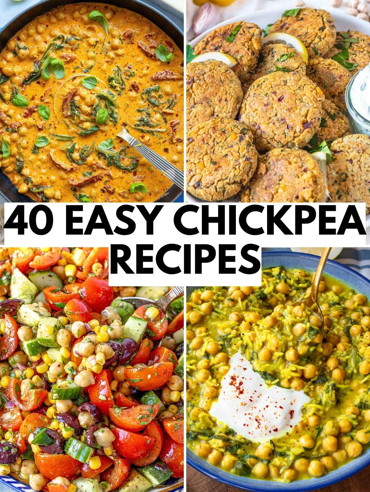Easy chickpea recipes for any meal.