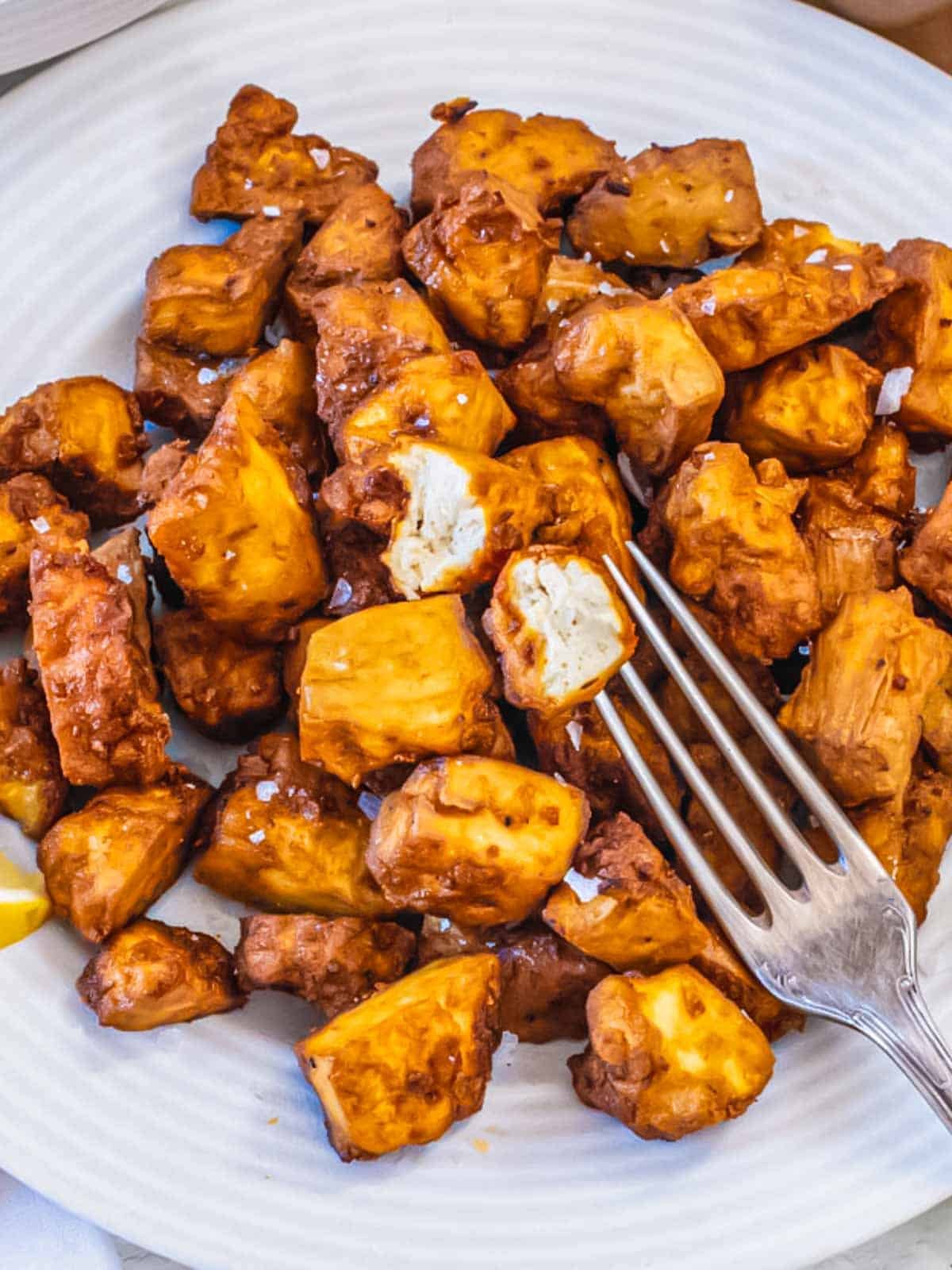 Air fryer tofu recipe.